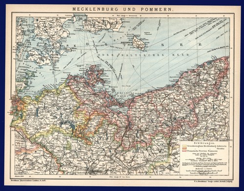 Landkarte anno 1902 - ,