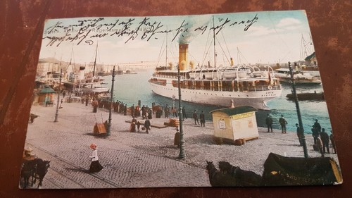 Stettin abfahrt des - ak,
