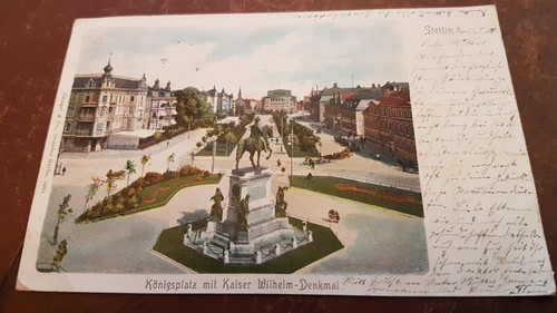 Stettin königsplatz mit - -,