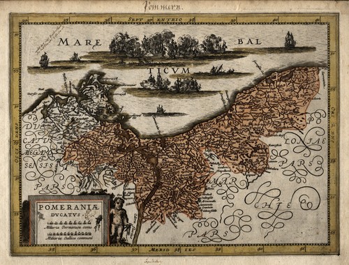 Pommern original kolorierter - pommern,