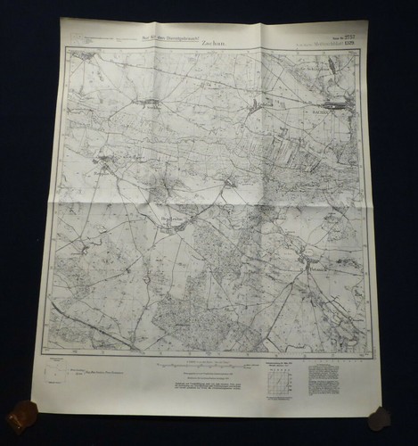 Meßtischblatt 2757 zachan - meßtischblatt,