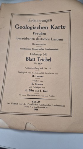 Geologische karte blatt - karte,