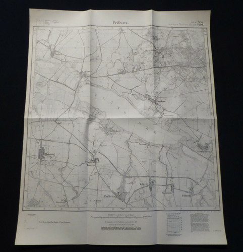 Landkarte meßtischblatt 2856 - landkarte,