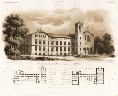 Stettin szczecin krankenhaus - stettin,
